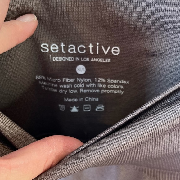 Set Active Sculptflex Compression Leggings sz xs - Picture 6 of 9